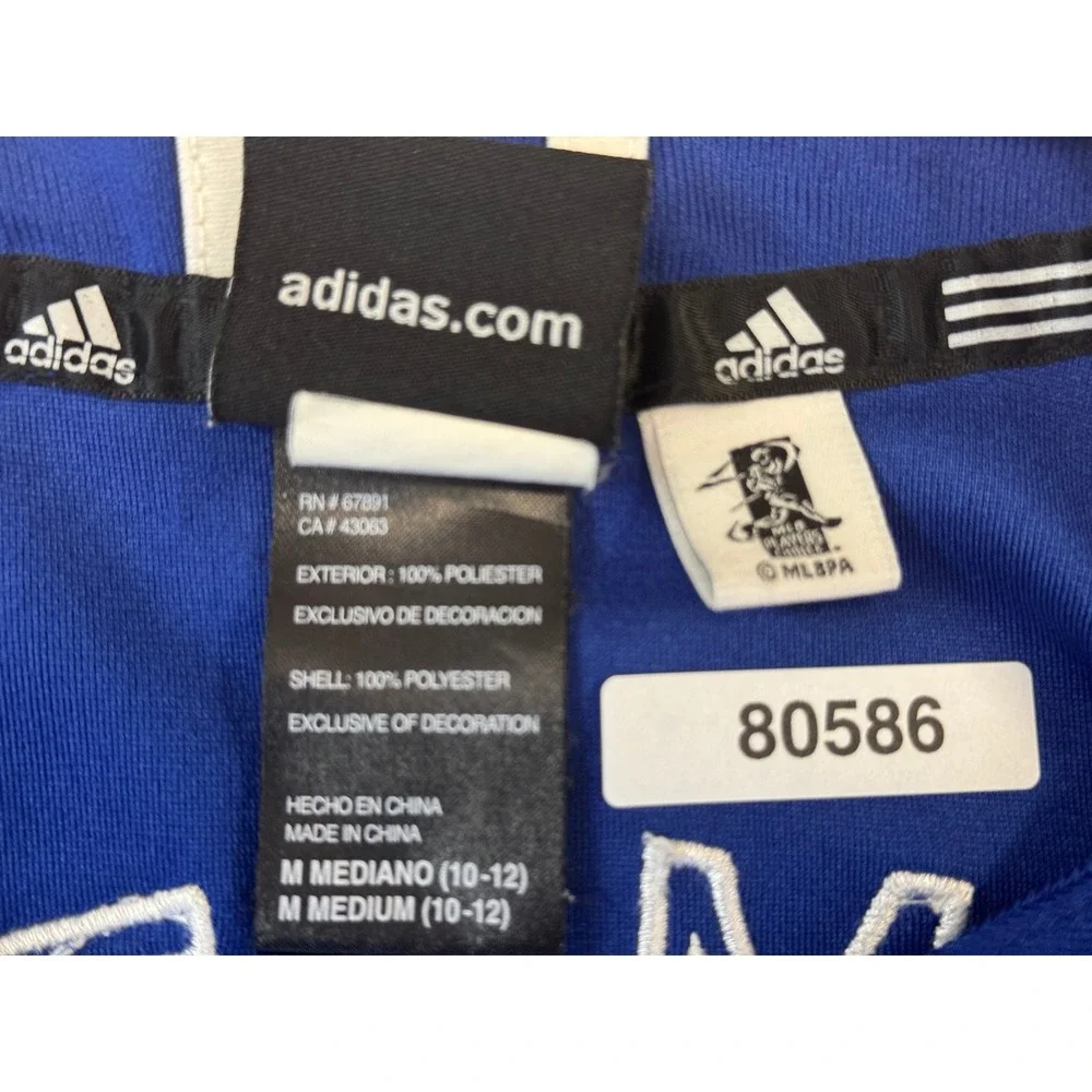Adidas Texas Rangers Josh Hamilton 32 Youth Baseball Jersey Blue Size M 10-12